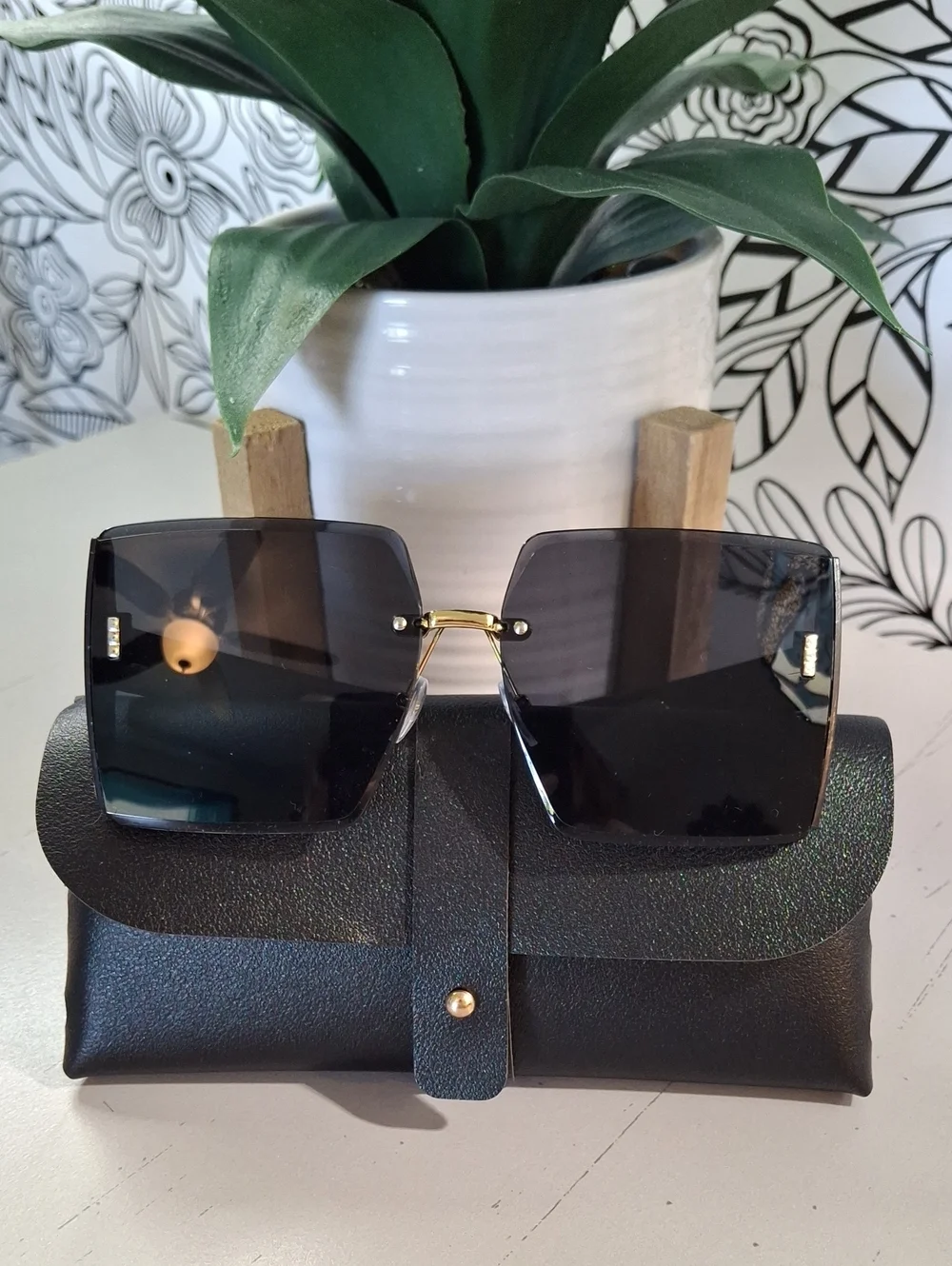Black Sunglasses & Case